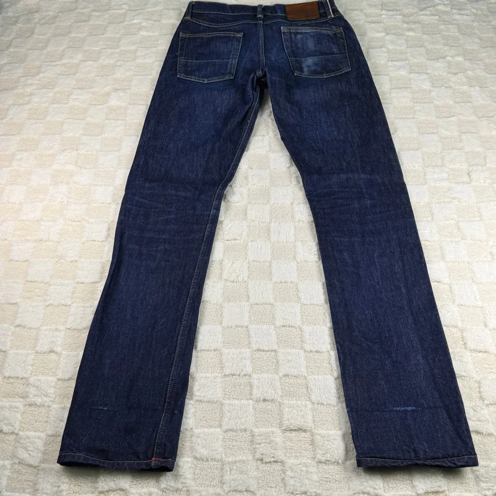 Gustin‎ California Slim Raw Denim Jeans Selvedge Dark Wash Mens